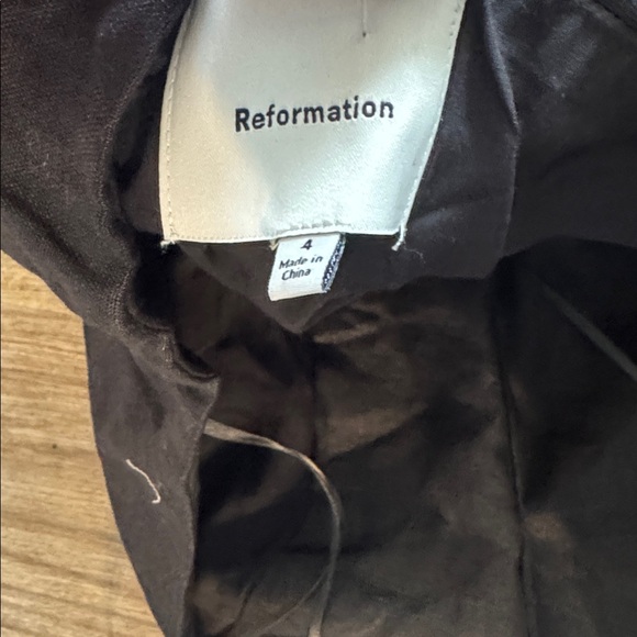 NWT Reformation BLACK TATE HALTER TOP Size 4 - Picture 7 of 9